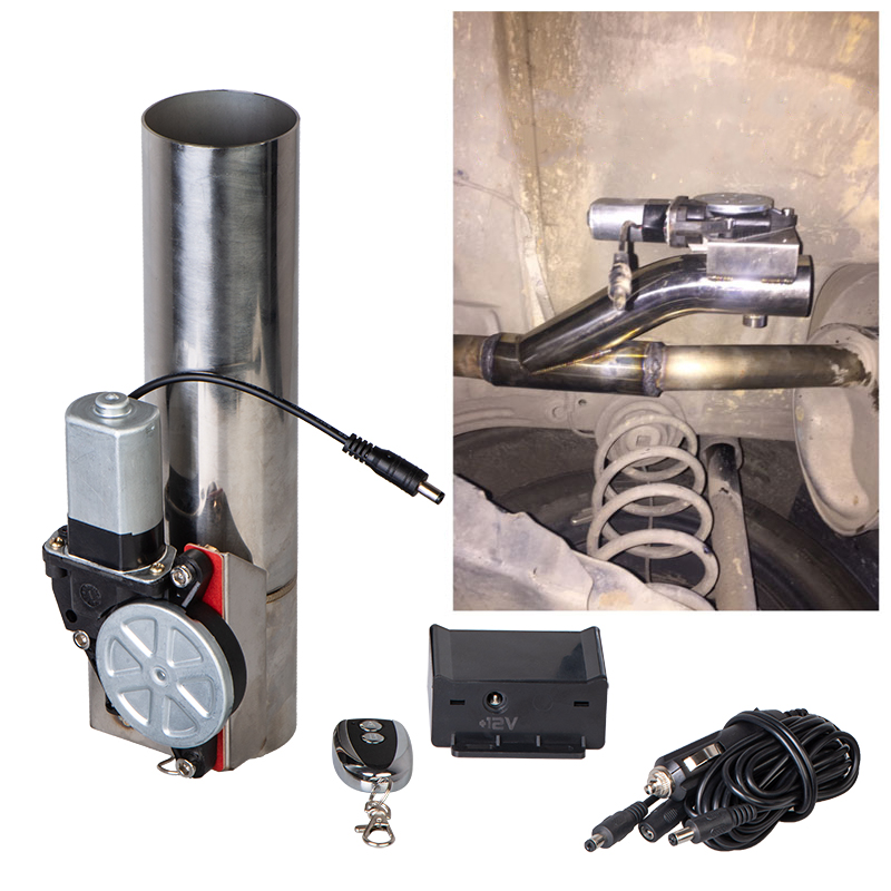 Electric Exhaust Cutout Valve Kit 2.5 3.0 - 2.0 