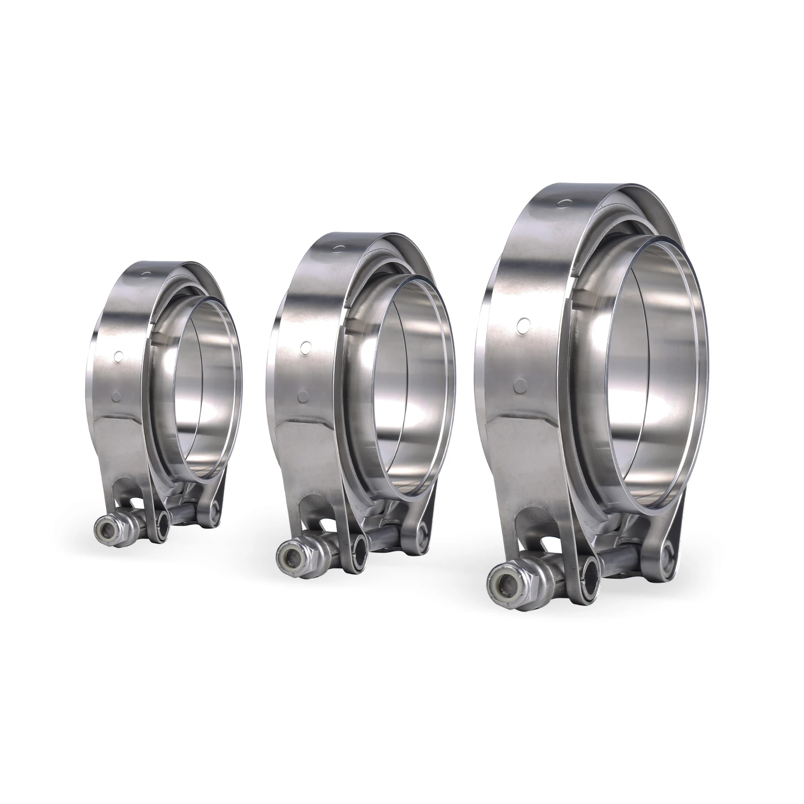 Exhaust V Band Clamp Flange Kit Stainless - Klem V-Band Baja Tahan Karat 304