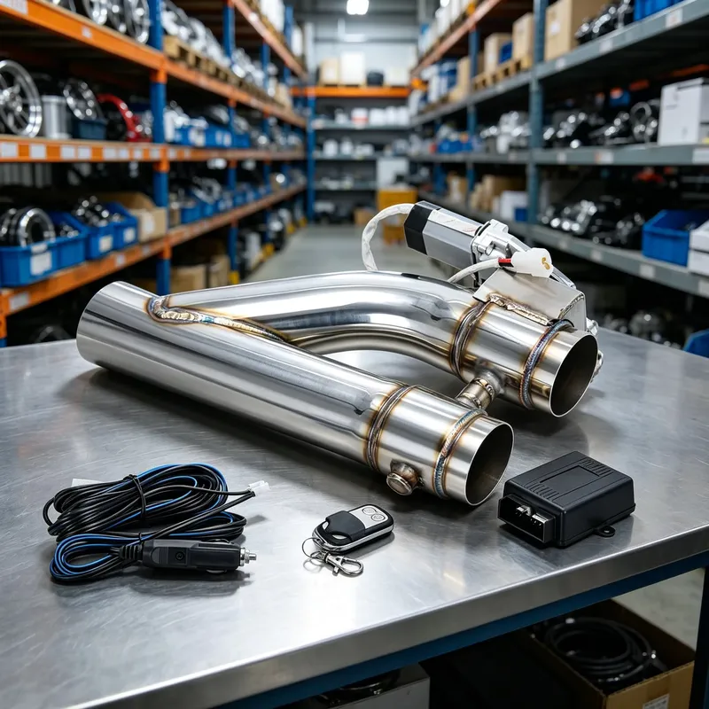 Electric Exhaust Cutout Valve Kit 2.5 3.0 - LK Kit Katup Knalpot Ganda Elektrik