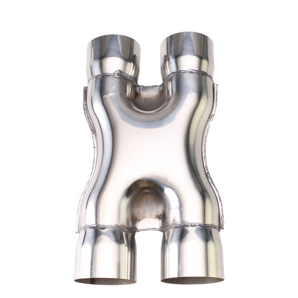 Exhaust Muffler Stainless Steel Universal - Sistem Knalpot X-PIPE Mobil Stainless Steel