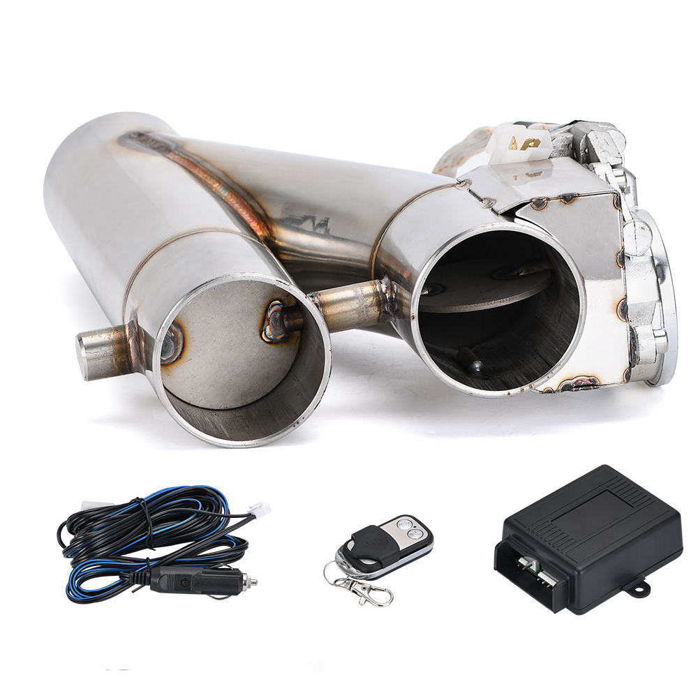 Exhaust Dump Valve With Wireless Remote - Downpipe Knalpot Elektrik Dual-Valve Stainless Steel