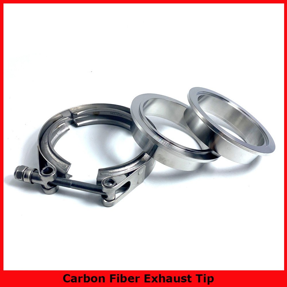 Exhaust V Band Clamp Flange Kit Stainless - 304 baja tahan karat 2 