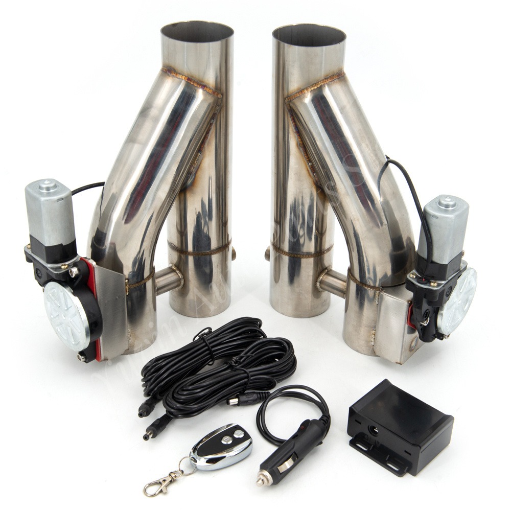 Exhaust Dump Valve With Wireless Remote - 2 buah Katup Pembuangan Elektrik Universal