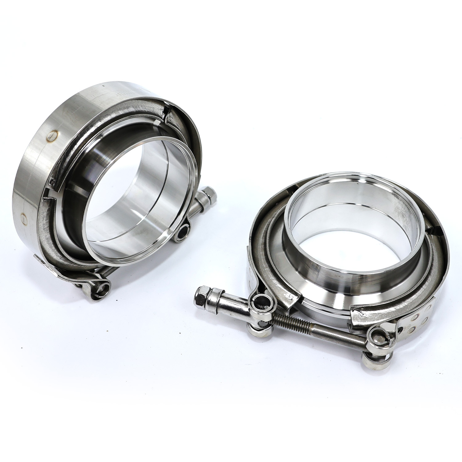 Exhaust V Band Clamp Flange Kit Stainless - Kit Klem V Band Baja Tahan