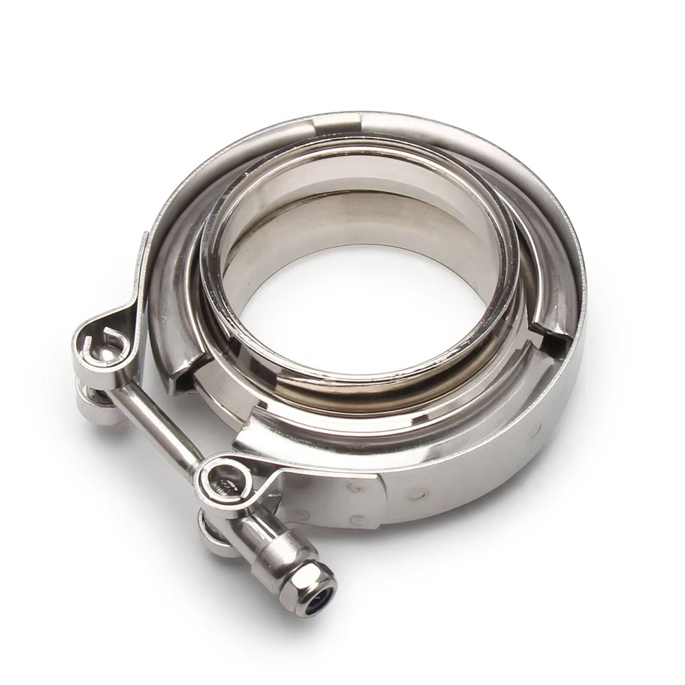 Exhaust V Band Clamp Flange Kit Stainless - Kit Klem V-band Flens Universal Pria