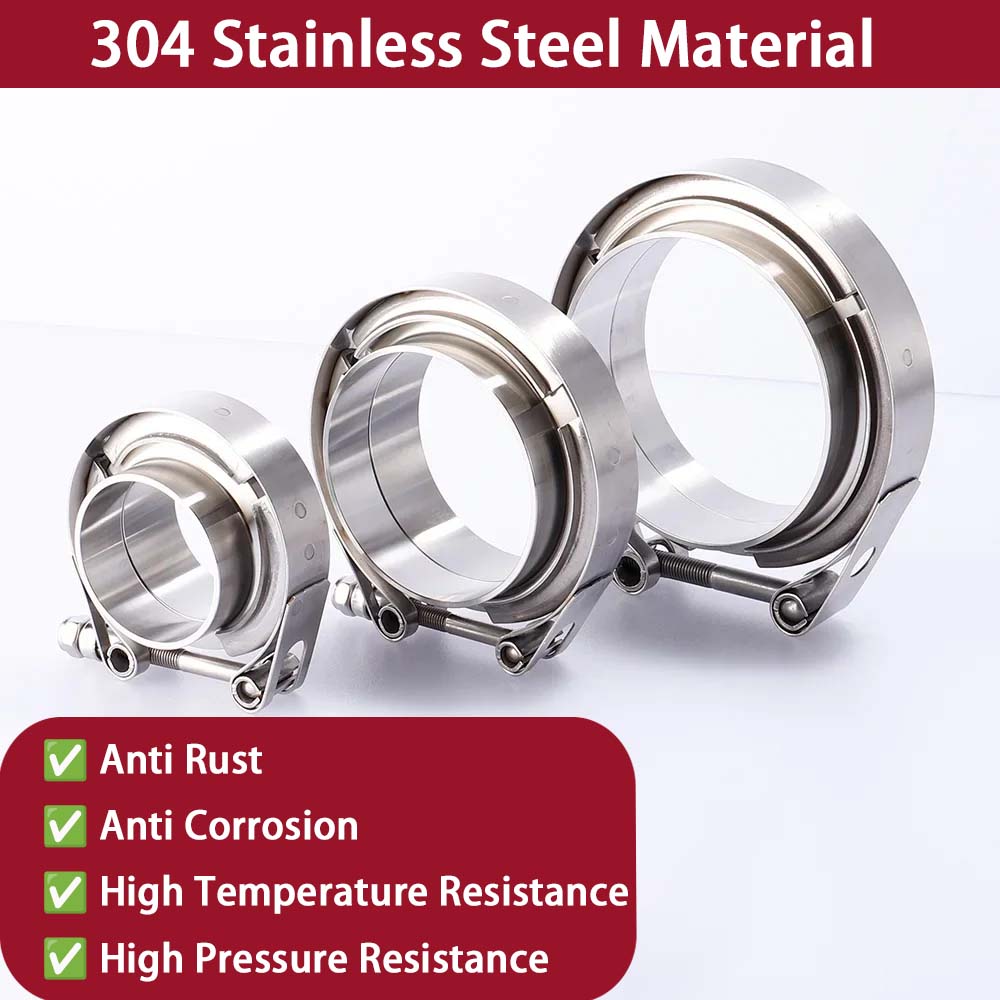 Kit Klem V-Band Universal dari - Exhaust V Band Clamp Flange Kit Stainless ulasan dan harga