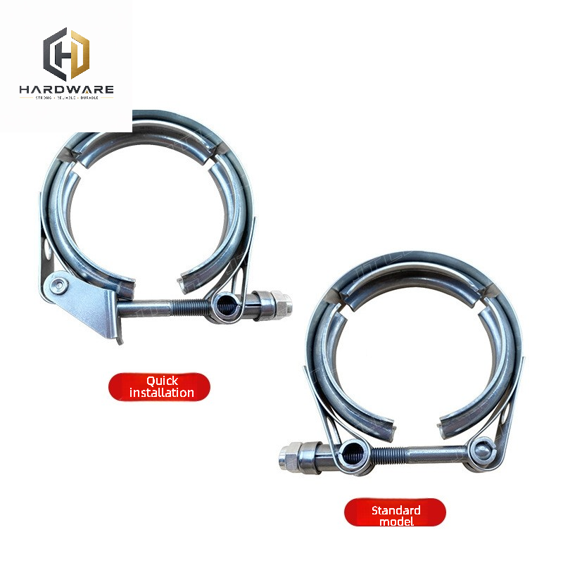 Klem Pipa Knalpot Turbo Eplus  - Exhaust V Band Clamp Flange Kit Stainless ulasan dan harga