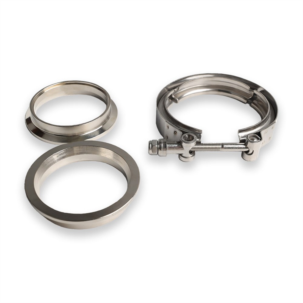 Kit Klem V-Band Baja Tahan Kar - Exhaust V Band Clamp Flange Kit Stainless ulasan dan harga