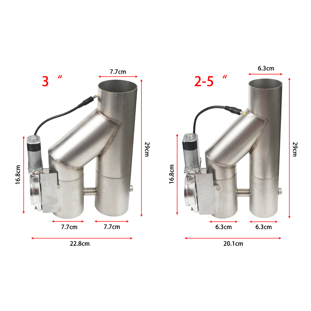 Knalpot mobil baja tahan karat - Dual Exhaust Cutout Valve Y Pipe Stainless ulasan dan harga