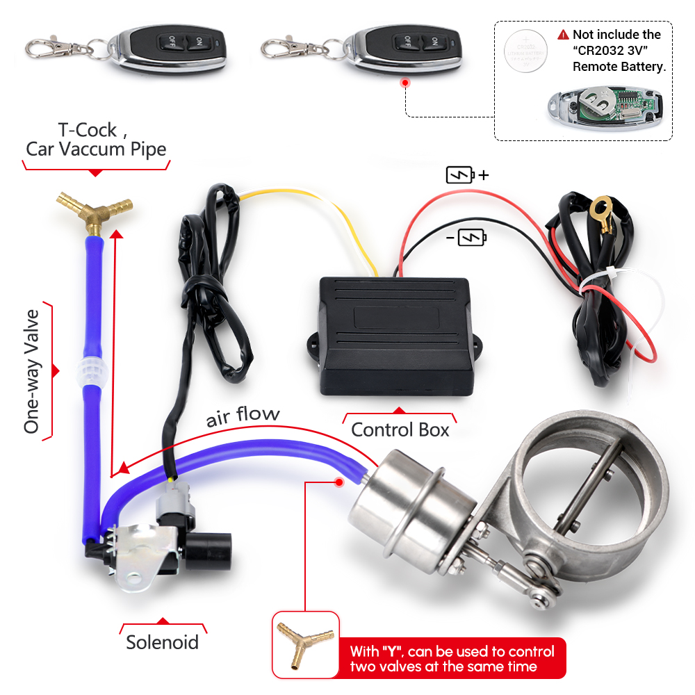 Katup pembuangan knalpot, Stai - Exhaust Dump Valve With Wireless Remote ulasan dan harga