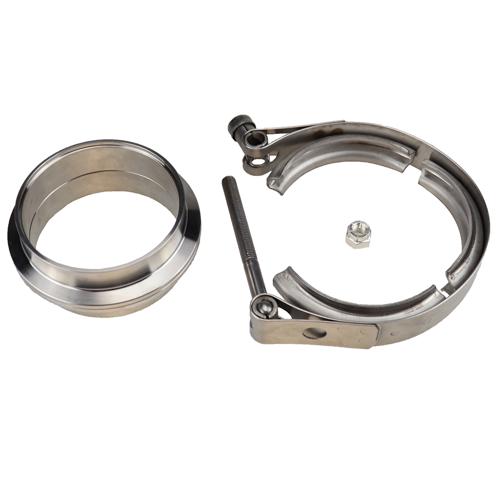 Klem V-band Baja Tahan Karat 3 - Exhaust V Band Clamp Flange Kit Stainless ulasan dan harga