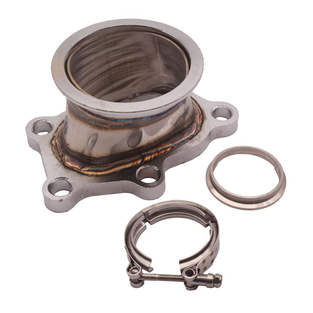 Kit Adaptor Knalpot Klem Konve - Exhaust V Band Clamp Flange Kit Stainless ulasan dan harga