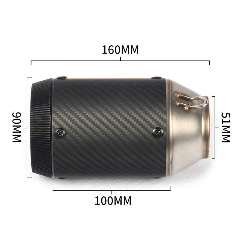 Knalpot AR Austin Racing 51mm  - Exhaust Muffler Stainless Steel Universal ulasan dan harga