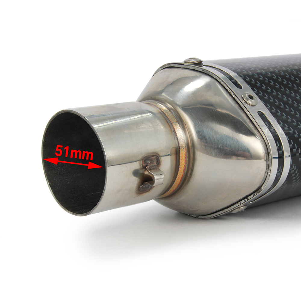Untuk Knalpot Universal 38-51M - Exhaust Muffler Stainless Steel Universal ulasan dan harga