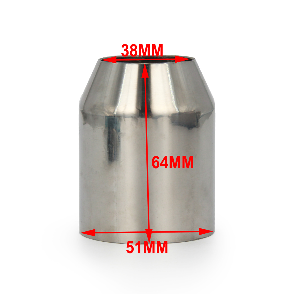 Untuk Knalpot Universal 38-51M - Exhaust Muffler Stainless Steel Universal ulasan dan harga