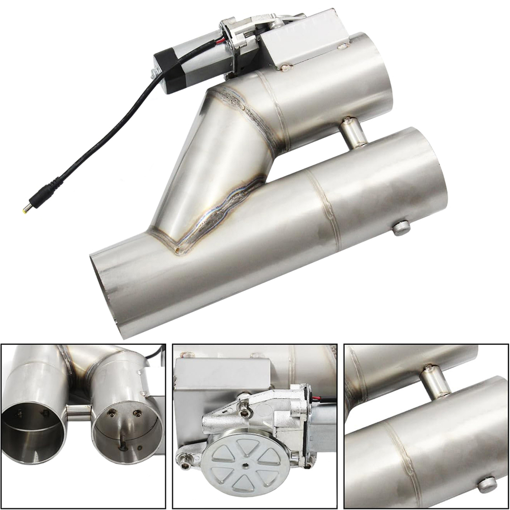 Katup Pembuangan Knalpot Elekt - Dual Exhaust Cutout Valve Y Pipe Stainless ulasan dan harga