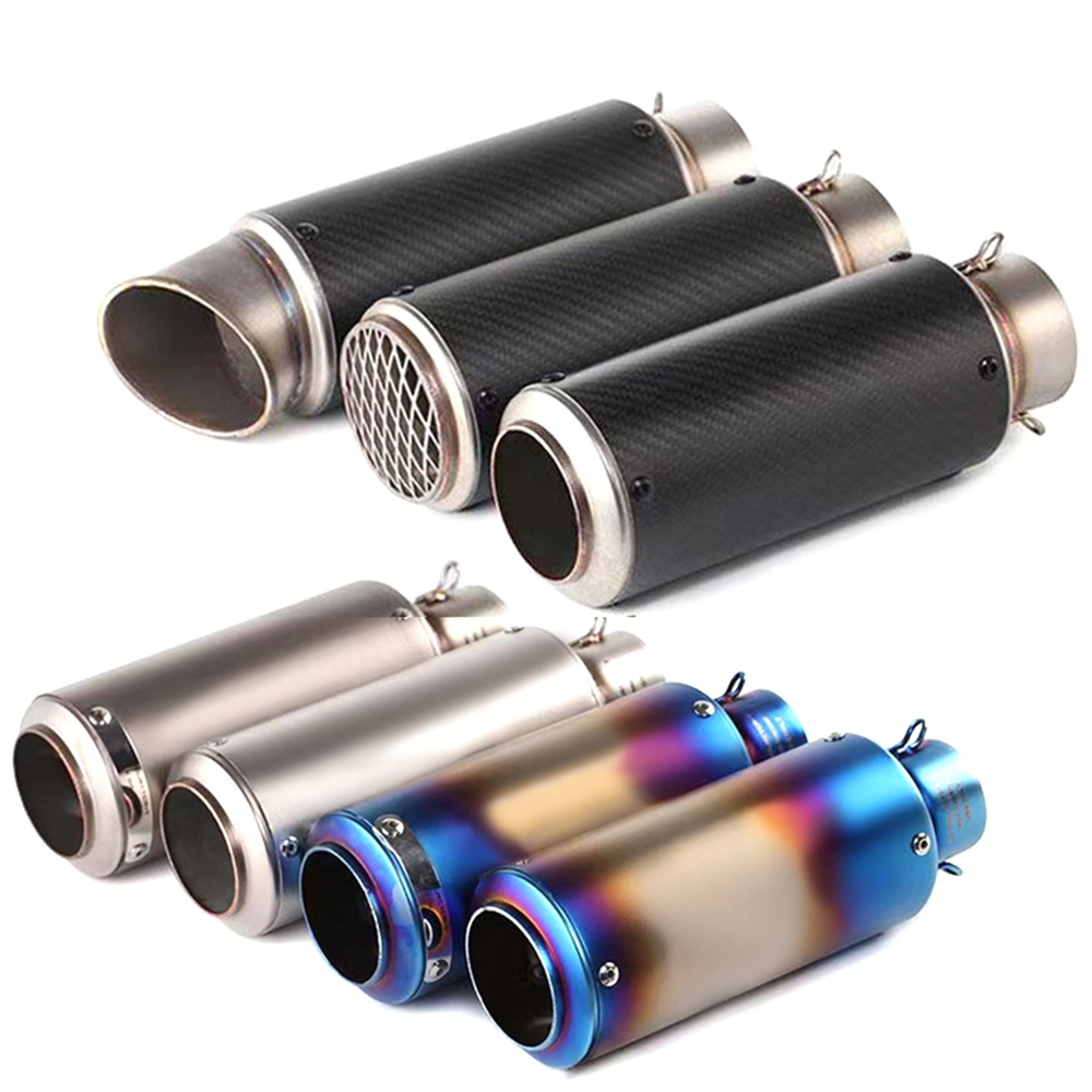 Knalpot Motor Universal 51Mm 6 - Exhaust Muffler Stainless Steel Universal ulasan dan harga