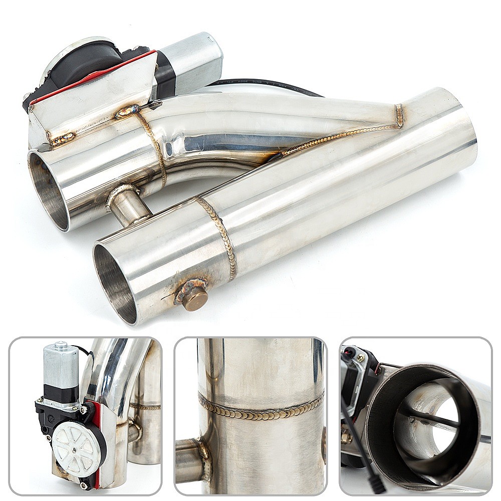 Pipa Y Stainless Steel Univers - Dual Exhaust Cutout Valve Y Pipe Stainless ulasan dan harga