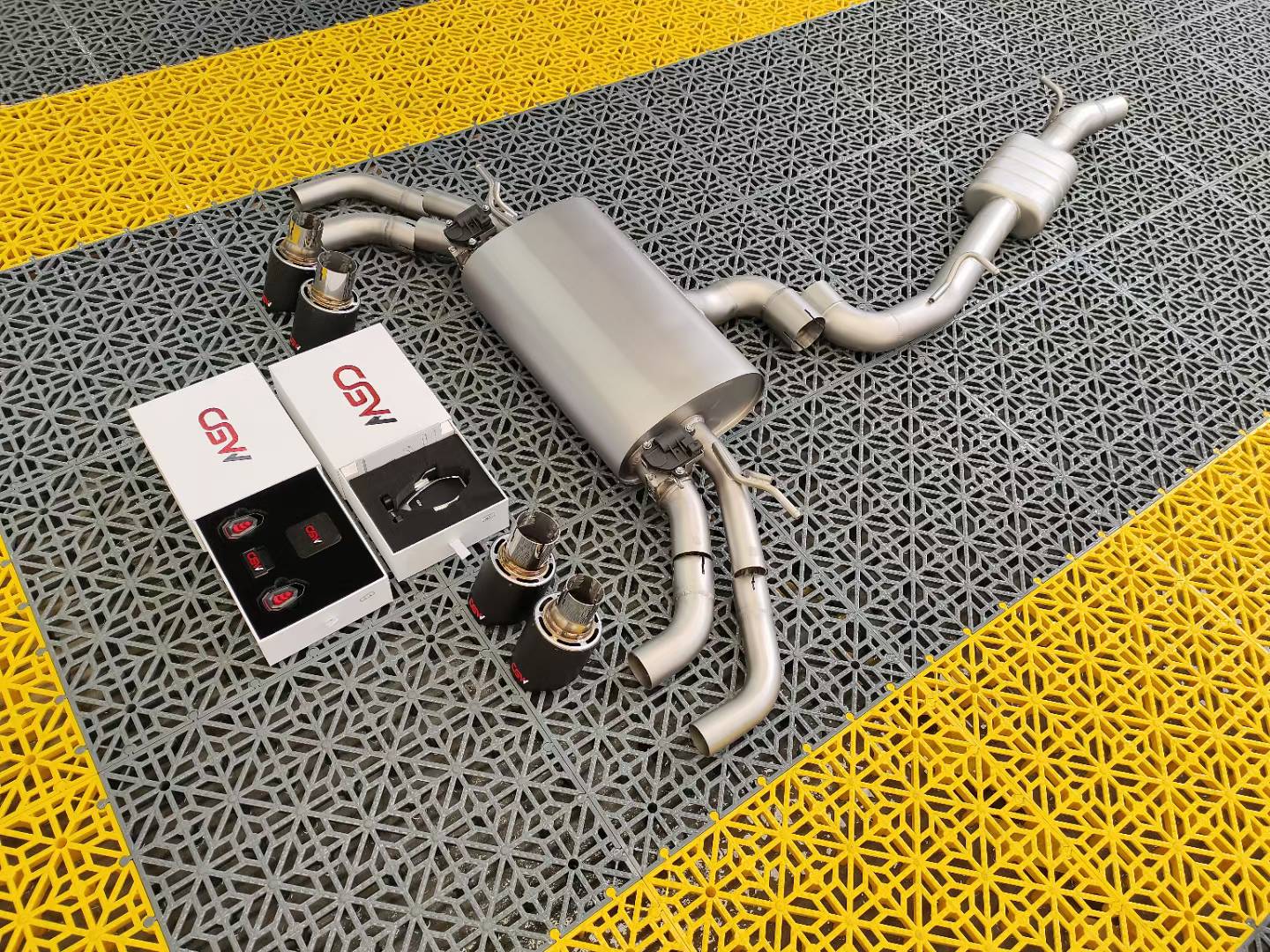 Pabrik Manufaktur China Grosir - Exhaust Muffler Stainless Steel Universal ulasan dan harga