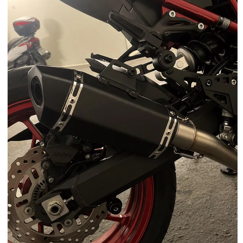 Knalpot Motor Universal 51mm U - Exhaust Muffler Stainless Steel Universal ulasan dan harga