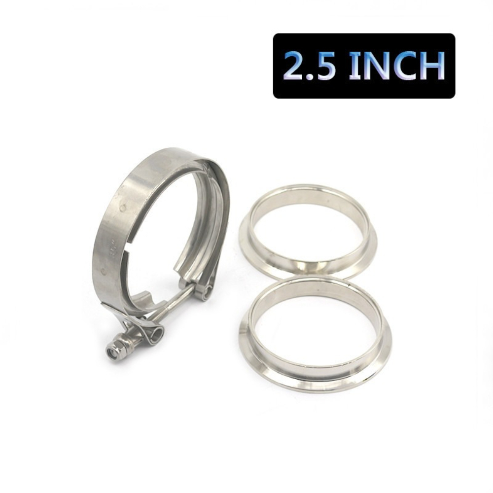 Kit Klem Vband Turbo Exhaust 7 - Exhaust V Band Clamp Flange Kit Stainless ulasan dan harga