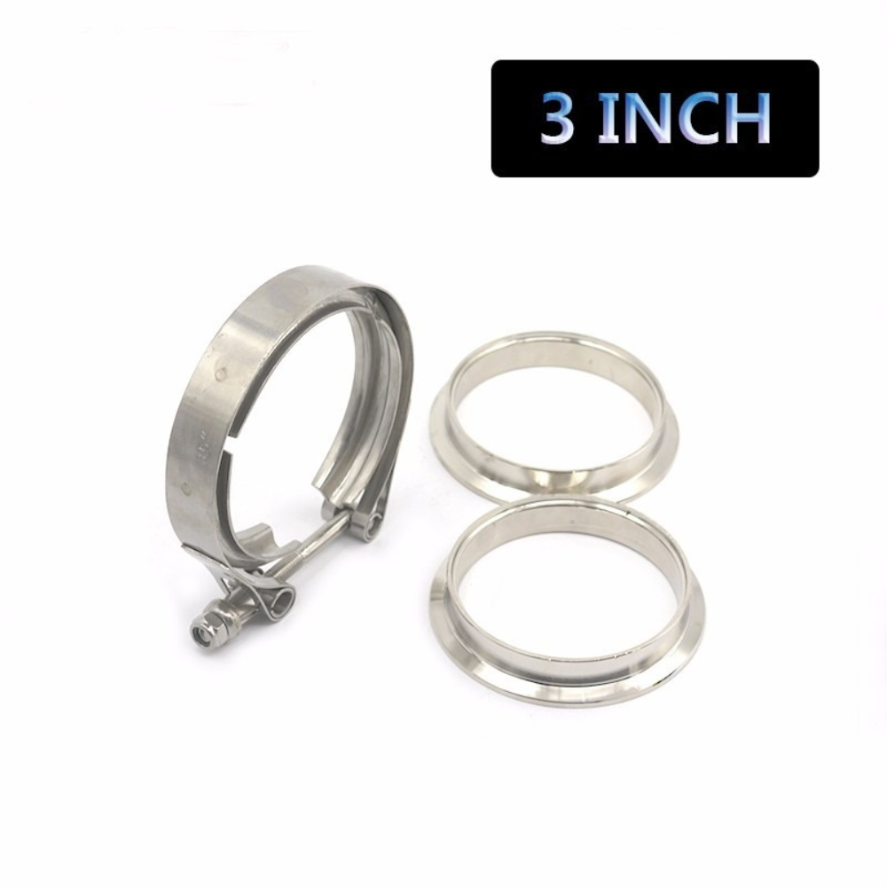 Kit Klem Vband Turbo Exhaust 7 - Exhaust V Band Clamp Flange Kit Stainless ulasan dan harga