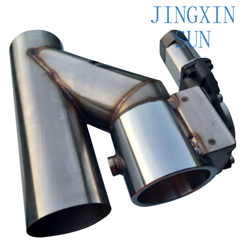 Pipa header knalpot stainless  - Dual Exhaust Cutout Valve Y Pipe Stainless ulasan dan harga