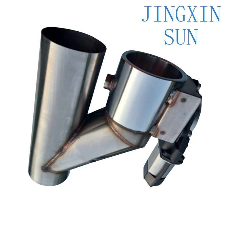 Pipa header knalpot stainless  - Dual Exhaust Cutout Valve Y Pipe Stainless ulasan dan harga