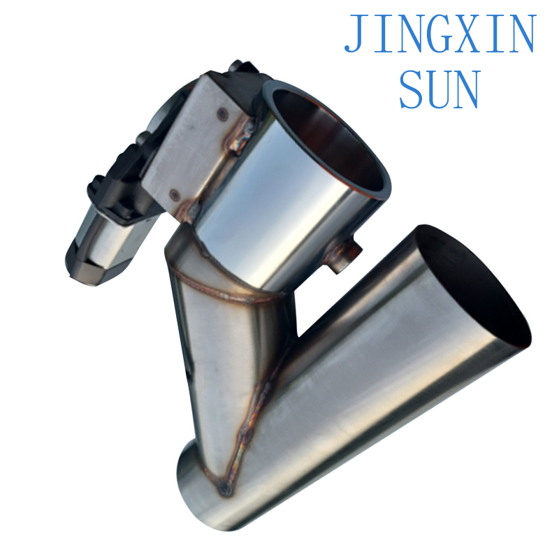 Pipa header knalpot stainless  - Dual Exhaust Cutout Valve Y Pipe Stainless ulasan dan harga