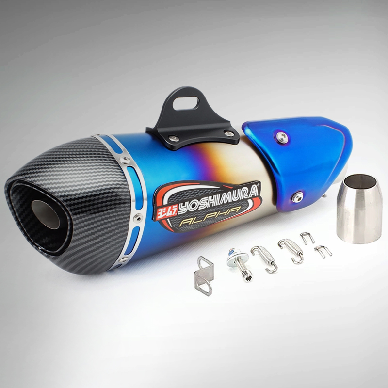 Pipa Knalpot Motor Universal 5 - Exhaust Muffler Stainless Steel Universal ulasan dan harga