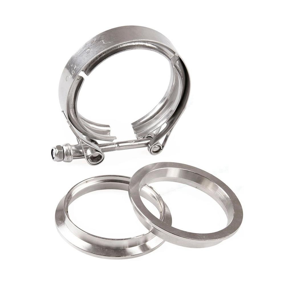 2.5/3 Inci Pria/Wanita Ss304 V - Exhaust V Band Clamp Flange Kit Stainless ulasan dan harga