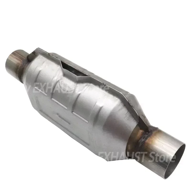 Konverter Katalitik Mobil Univ - Exhaust Muffler Stainless Steel Universal ulasan dan harga